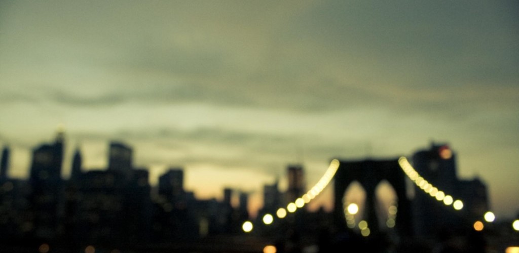 Blurry City Silhouette